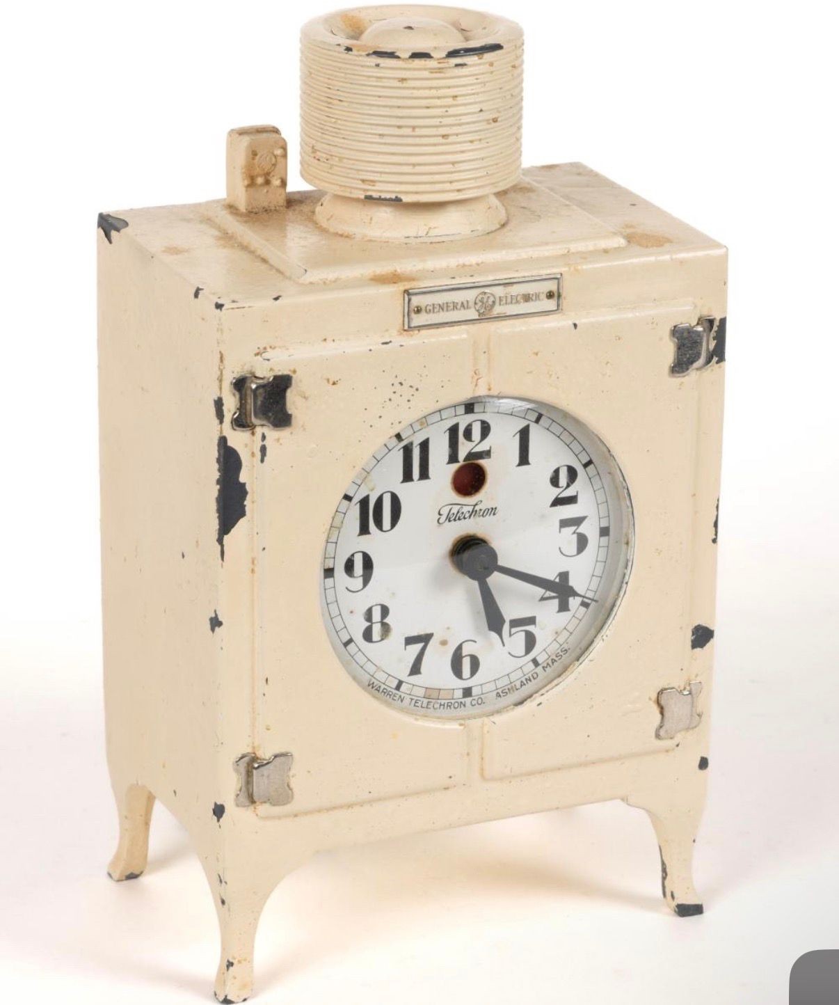 Vintage Telechron General Electric Rare Refrigerator Clock
