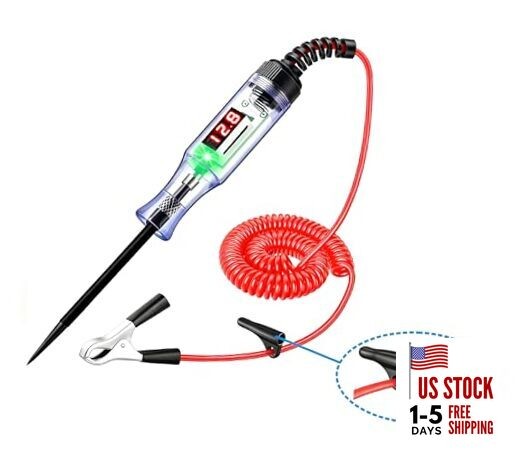 Test Light Automotive 3-80V DC,Digital LED Power Tools with Voltage