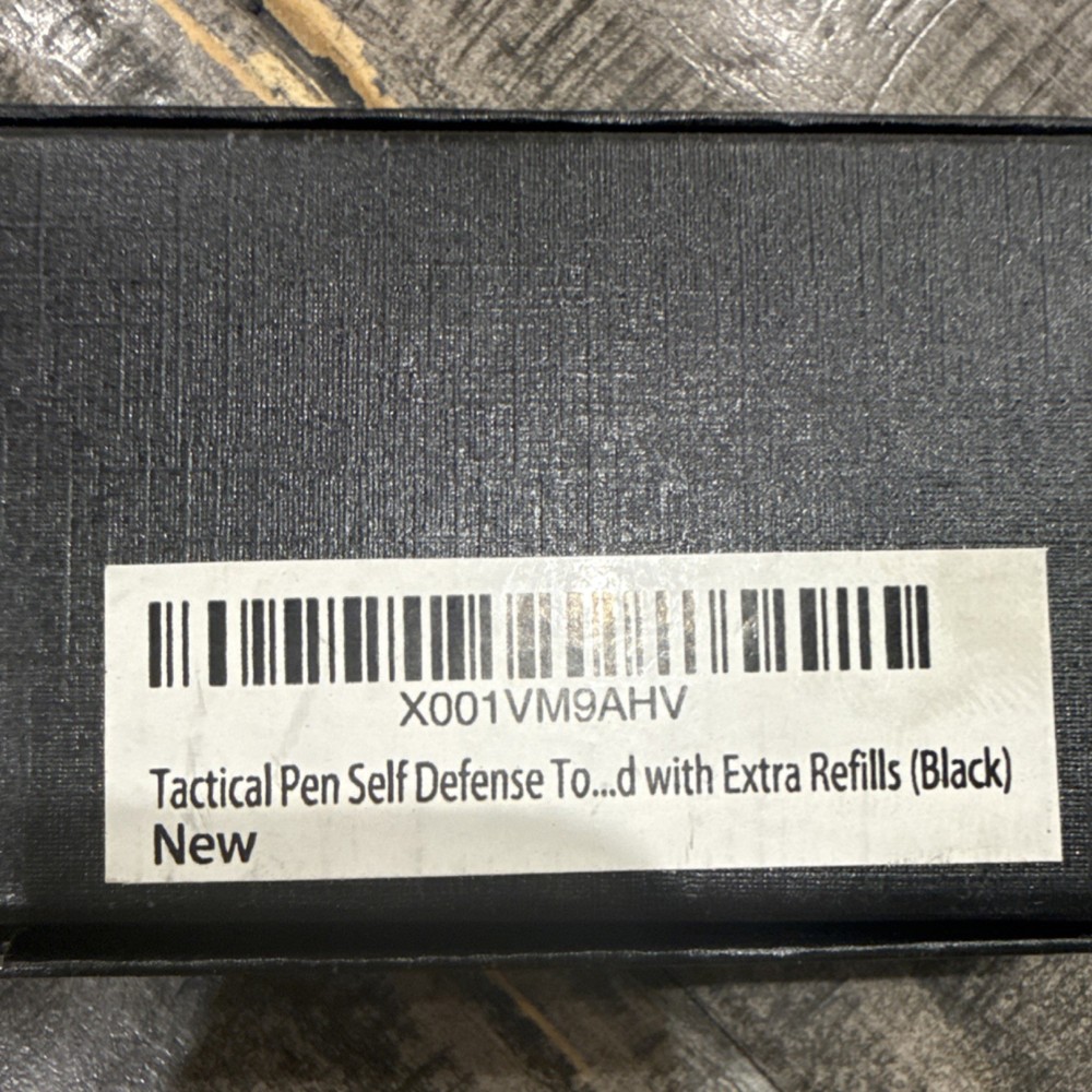 TAKEFLIGHT Tactical Pen Self Defense Tool with Extra Refills Black