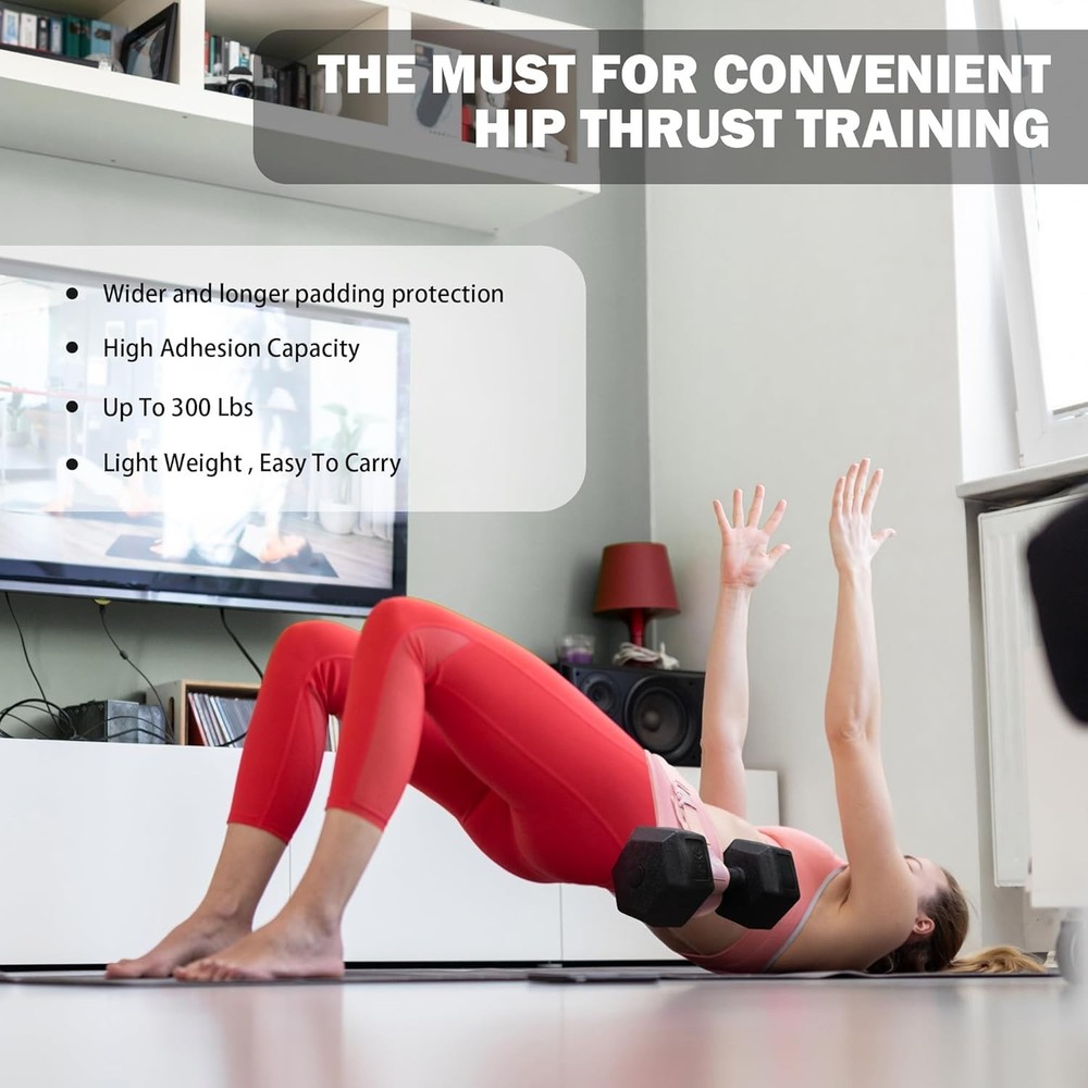 Sleek & Stylish Hip Thrust Belt - Maximum Support for Effective Glute Training
