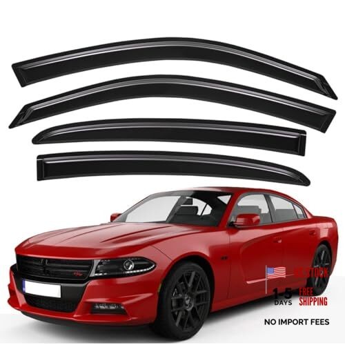Lightronic Extra Durable Outside-Mount Auto Vent Window Visor, Outside Mount