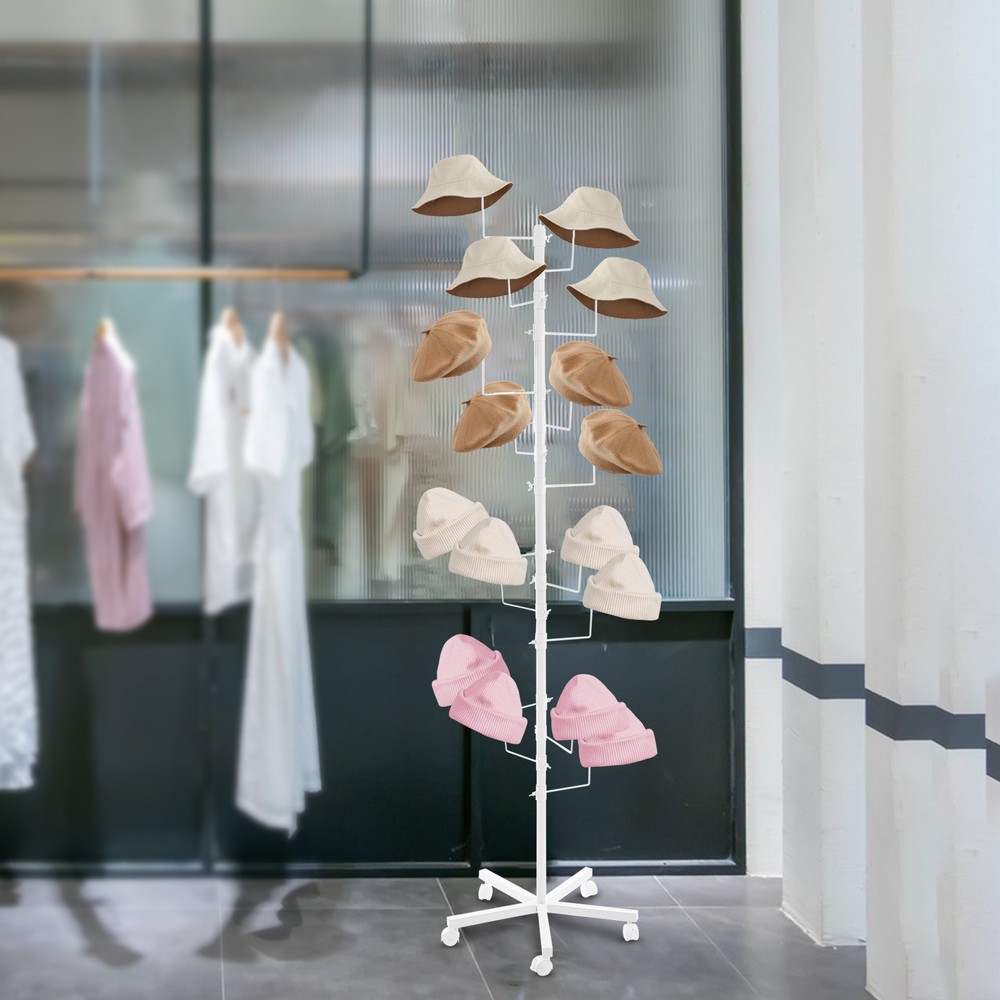 Freestanding Hat Rack, Hat Display Rack, Hat Display Stand for Home Store