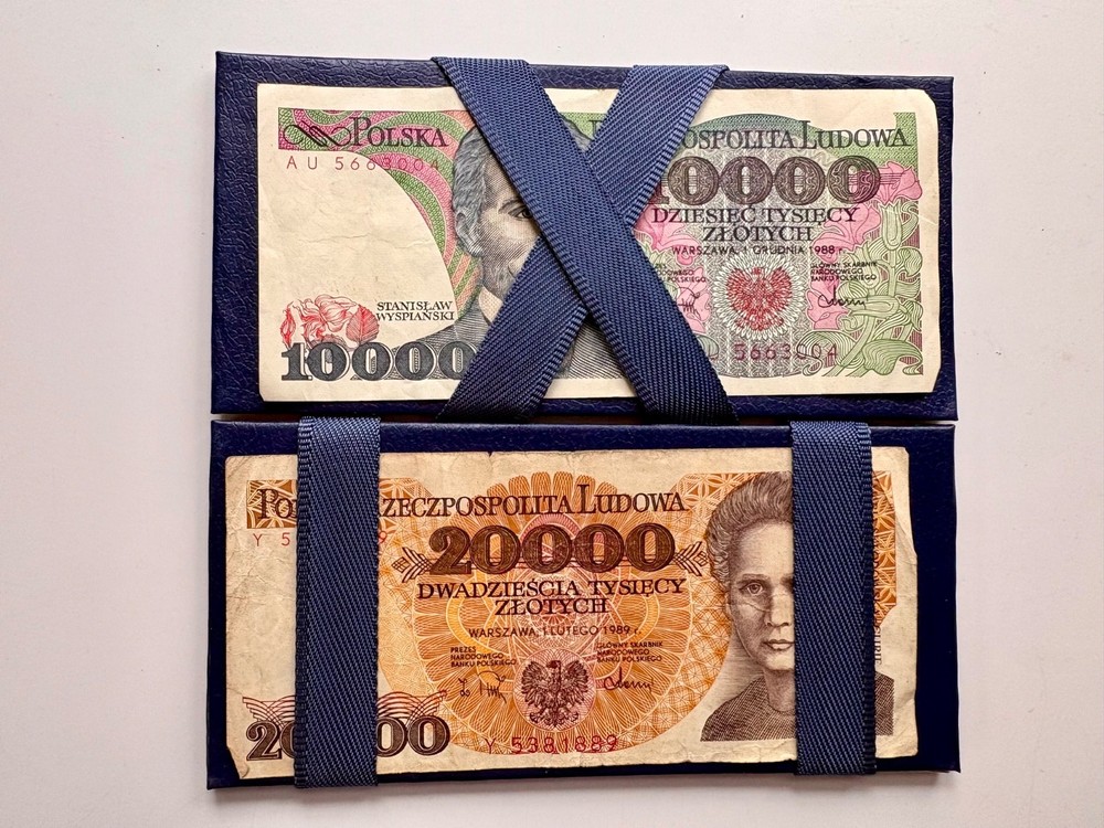 Soviet-era currency holder