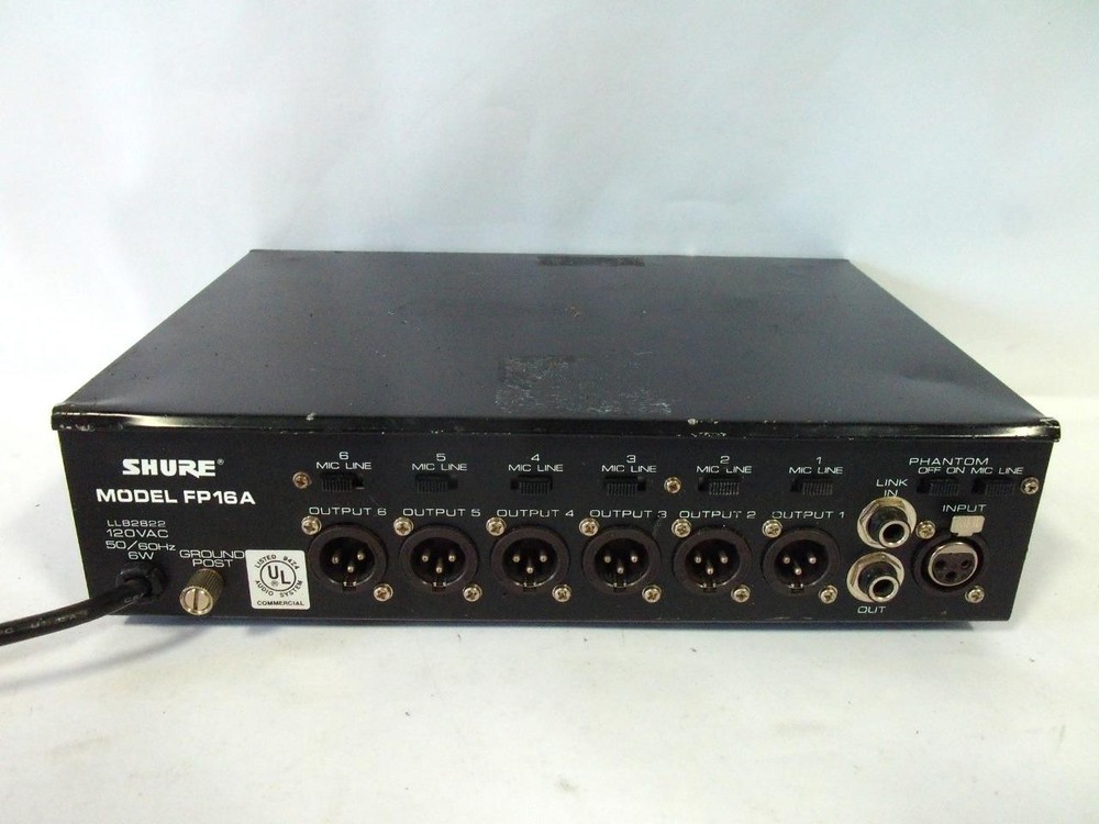 Shure FP16A 6-Output Distribution Amplifier