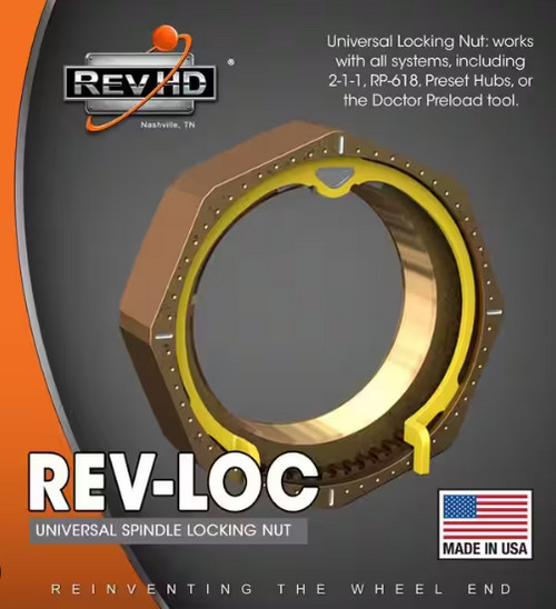 RL-S01 Rev HD Rev Loc Universal Locking Spindle Nut for FF Steer Axle