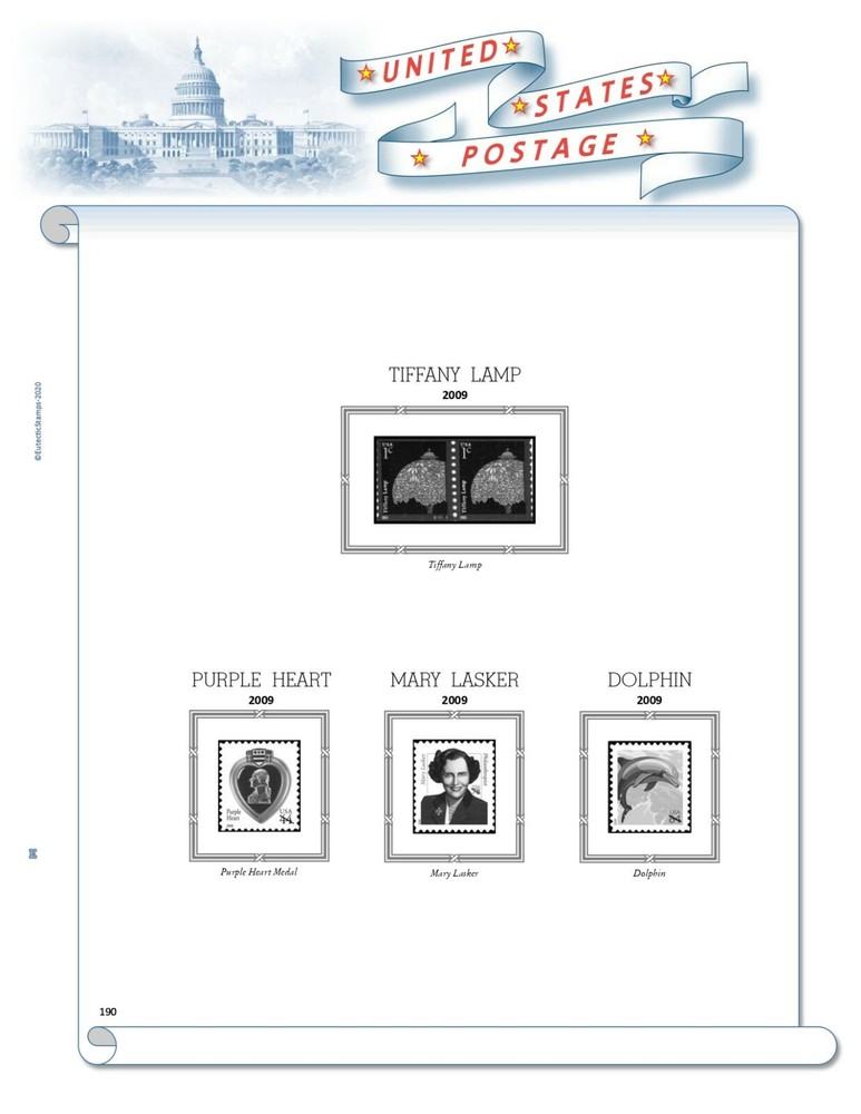 2009 U.S. Regular Issue Singles COMPLETE Supplement (White Ace Alternative)