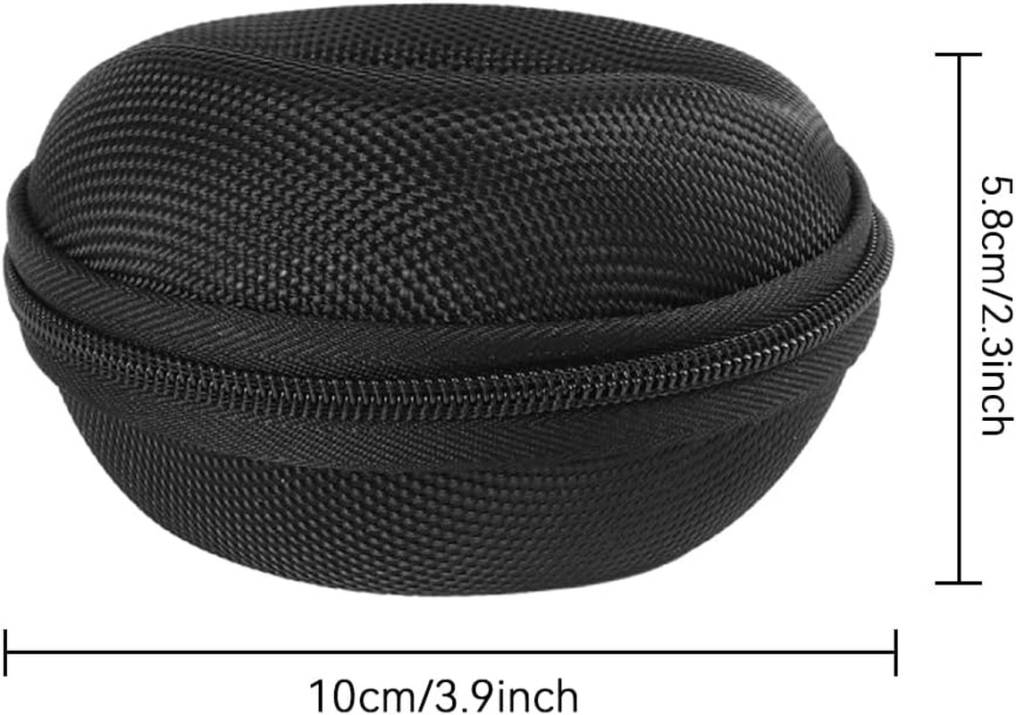 Pack of 2 Zipper Travel Watch Cases Single Watch Storage Boxes for Wristwatches