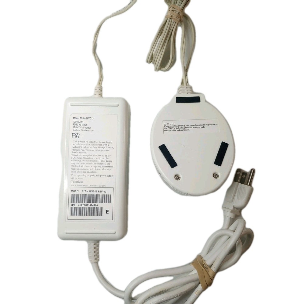Safe & Warm Technology Electric Blanket Replacement Controller 120-16VD13 C-D13