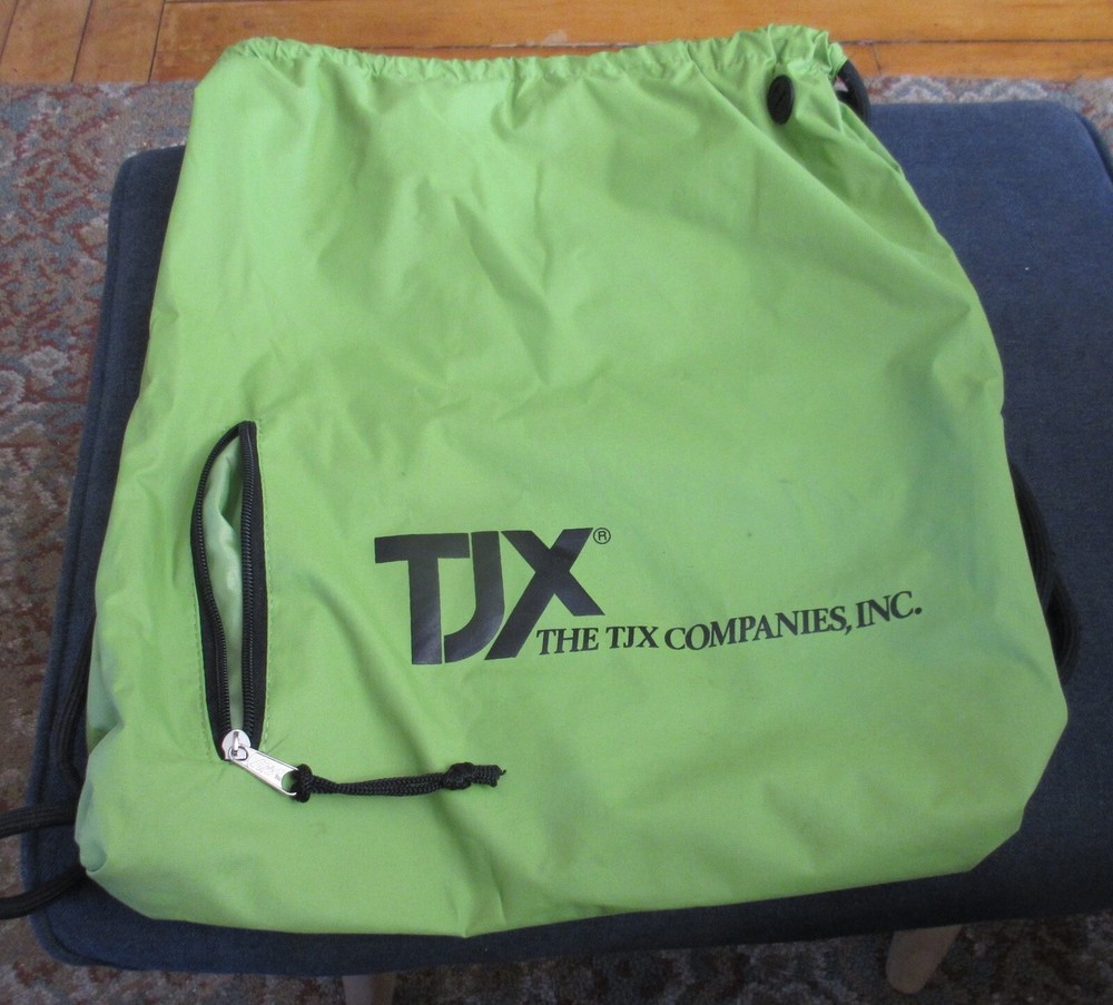 TJX Green Roll Cinch Sack - Unisex