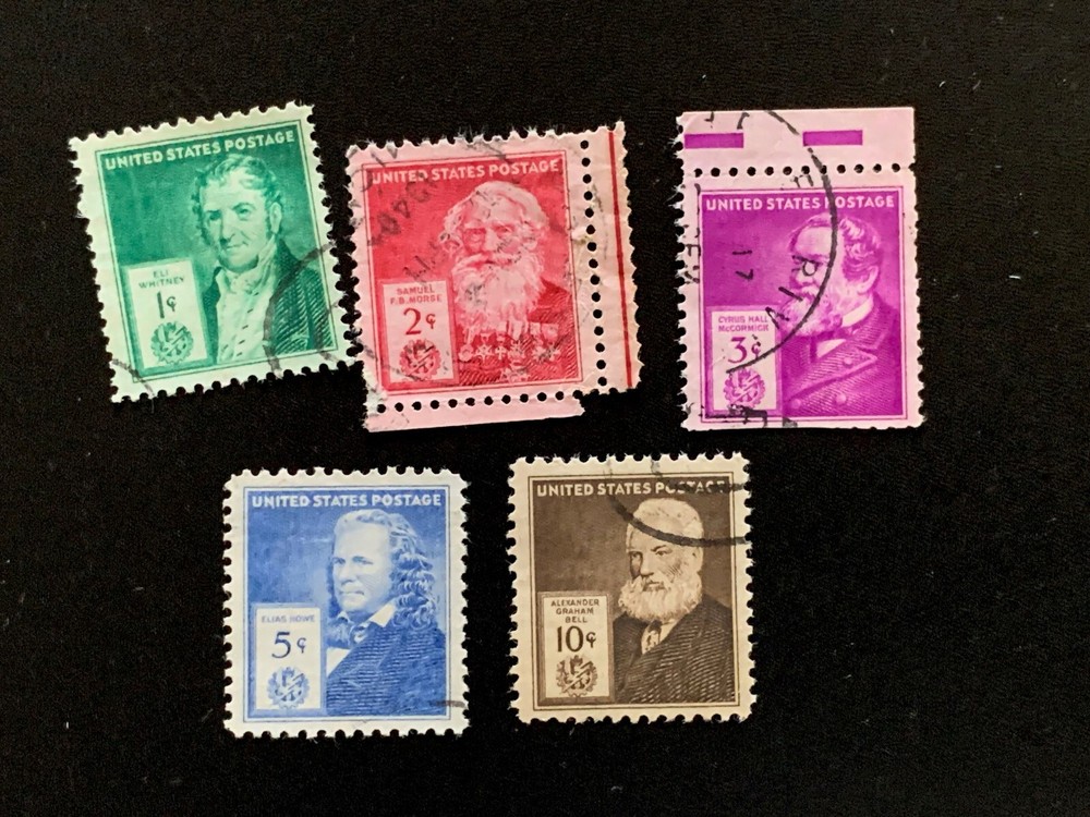 US Scott 889 - 893 Used - Cancelations May Vary