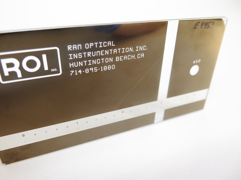 ROI Ram Optical Instrument E4953 Rectangular Calibration Grid Kit