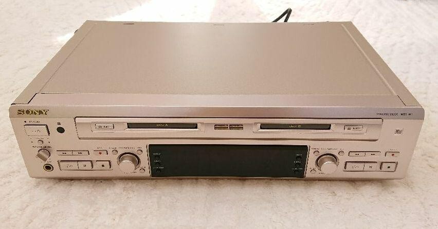 Sony MDS-W1 Md Mini Disc Deck Player Recorder Home Audio Components