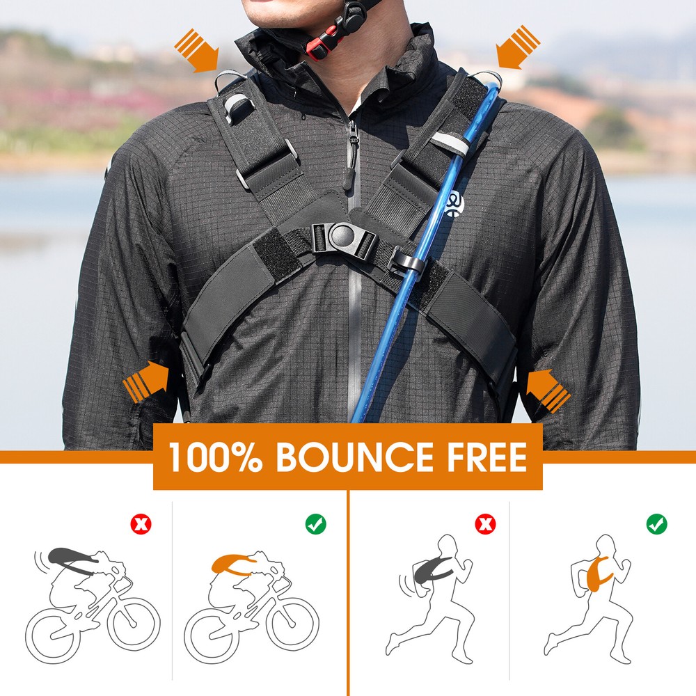 10L/20L Hydration Pack Lightweight Running Hiking Backpack with 2L Water Bladder
