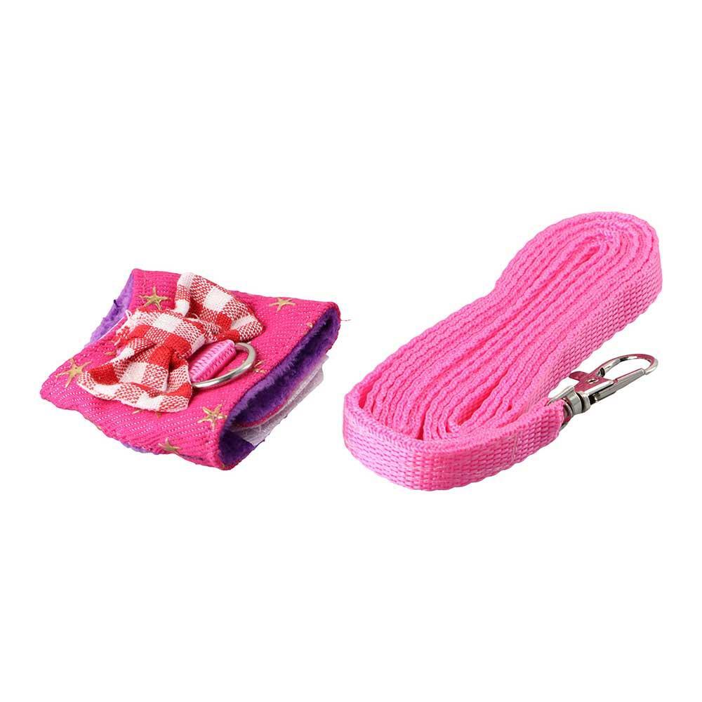 Small Pet Hamster Vest Leash Adjustable Squirrel Ferret Harness Vest Chest Strap