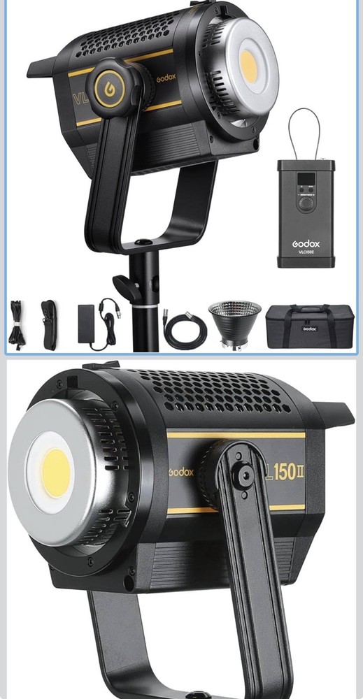 Godox VL150II LED 165W Continuous Light, FX Effects, APP Control, Bowens