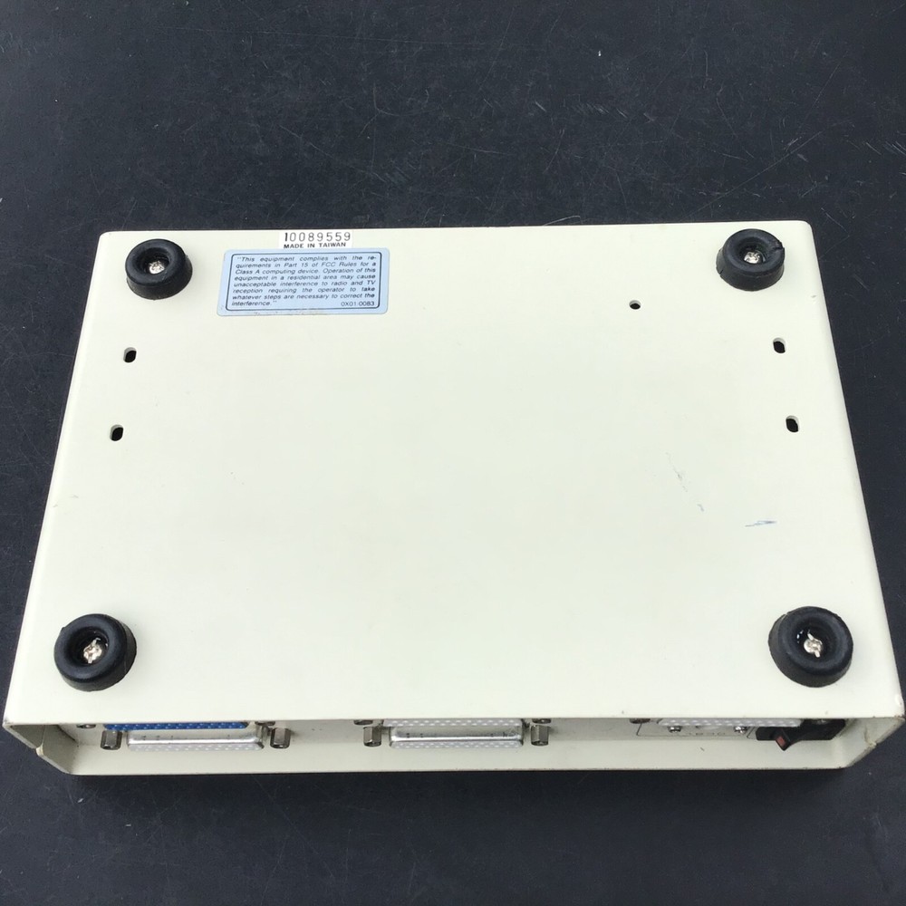 Vintage AS 4112 Computer to Printer Interface Auto Switch 4 Computers-1 Printer