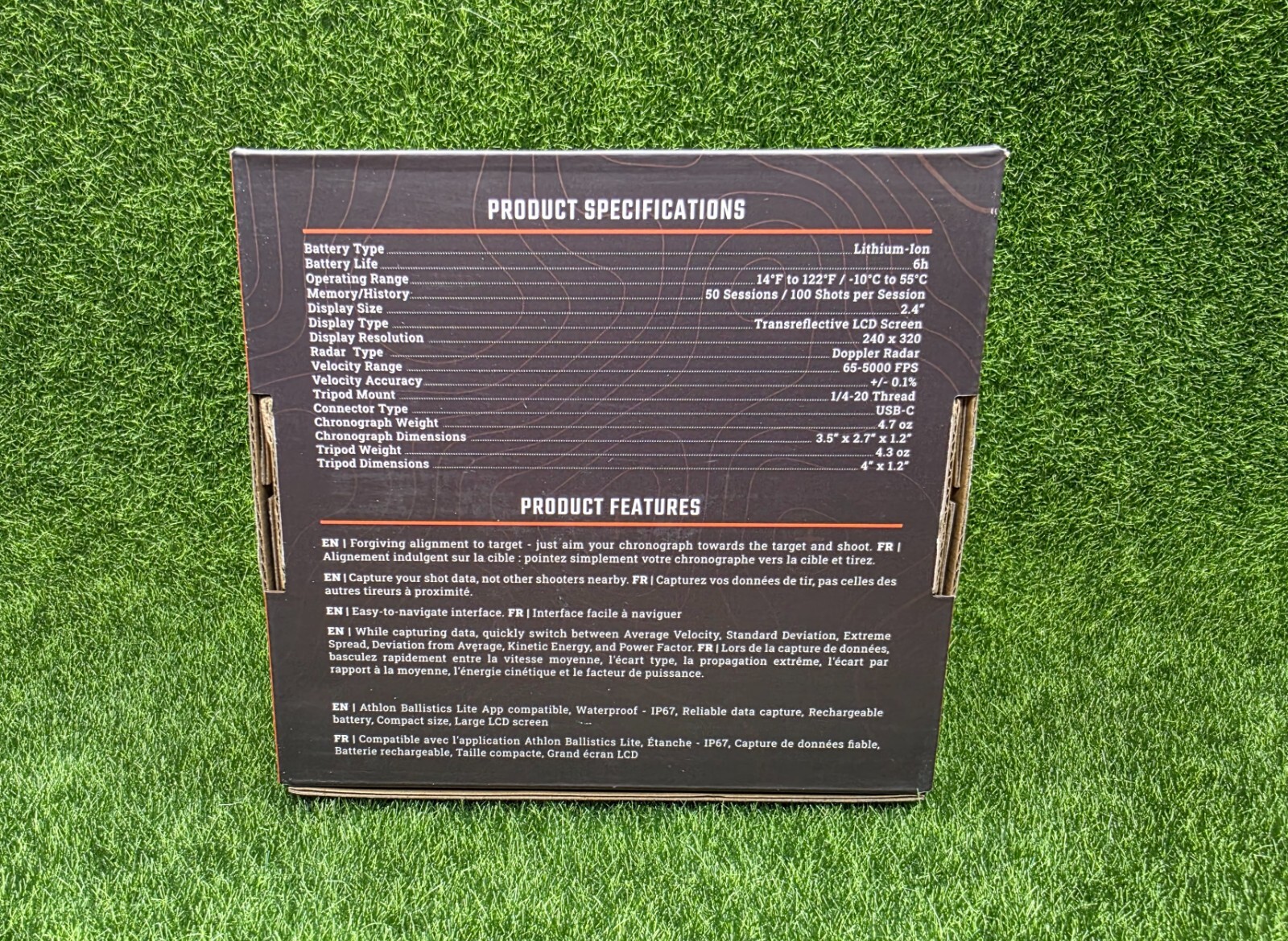 Athlon Optics Rangecraft Velocity Pro Radar Chronograph 2.4" Display - 707301