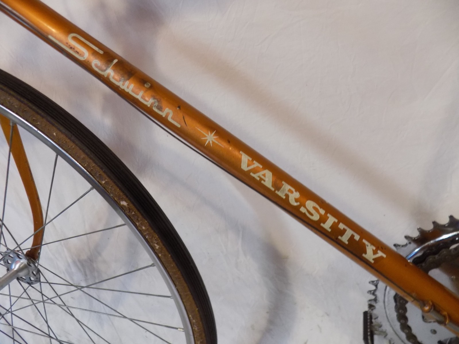 1967 SCHWINN VARSITY COPPERTONE GOLD MENS 10-SPEED ROAD BIKE SPRINT CONTINENTAL!