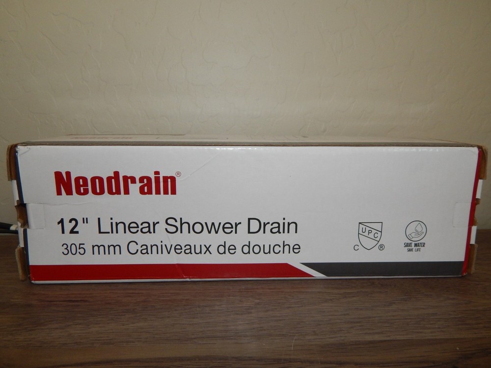 Neodrain 12" Linear Shower Drain