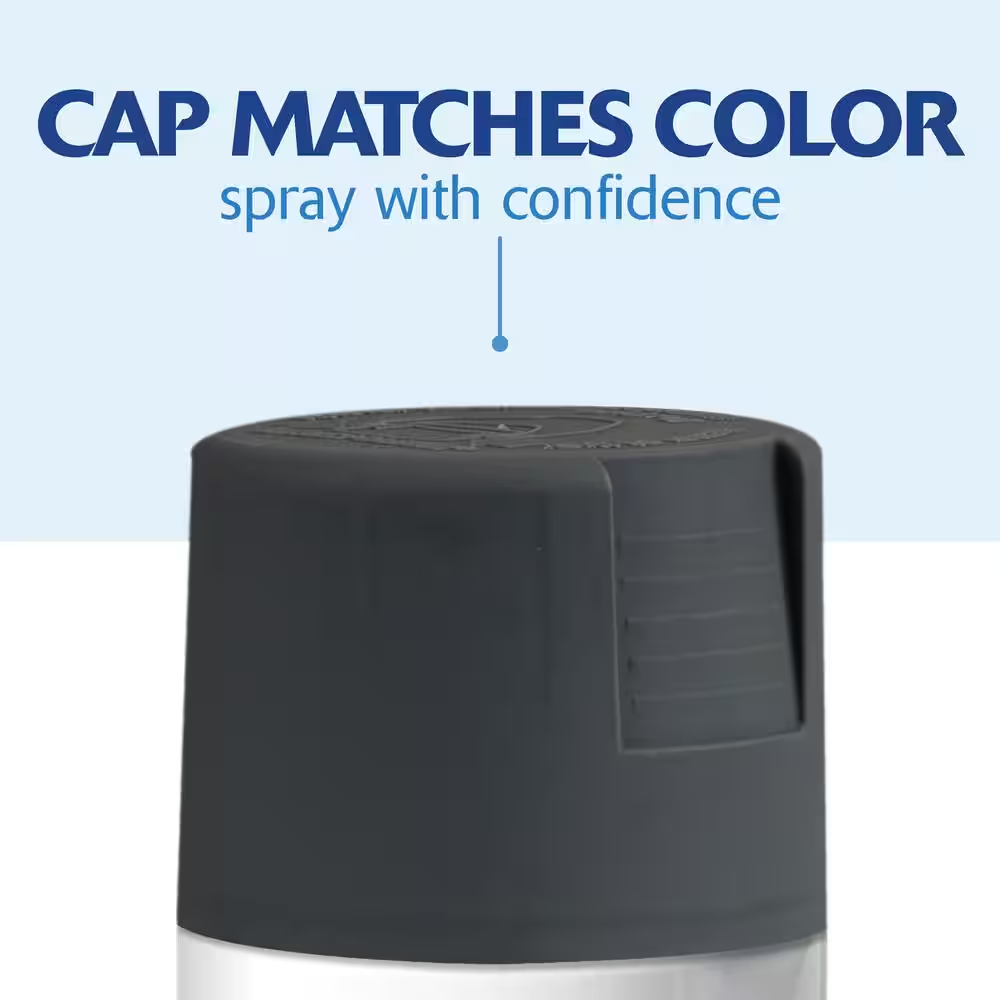 12 Oz. Satin Charcoal Gray General Purpose Spray Paint
