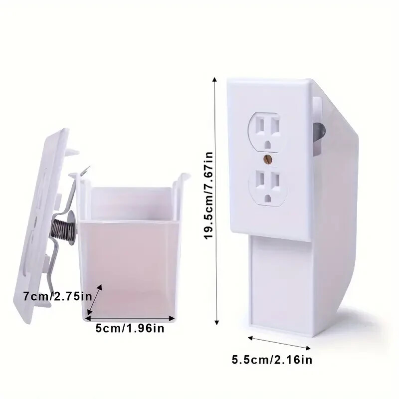 Hidden Wall Safe Outlet Discreet Storage for Valuables, Keys & Jewelry Safe Box