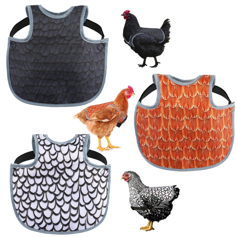 Chicken Saddles for hens, Chicken Apron Back Protector for Hens With Adjustab
