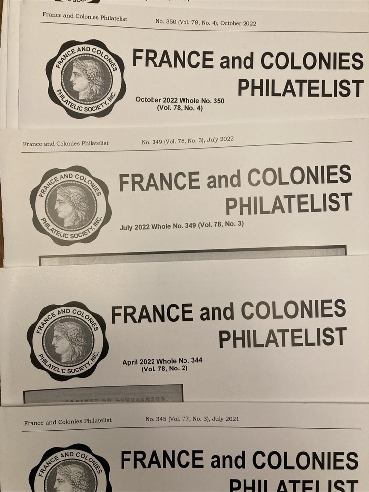 30 Issues Of France And Colonies Philatelist 2015-2023