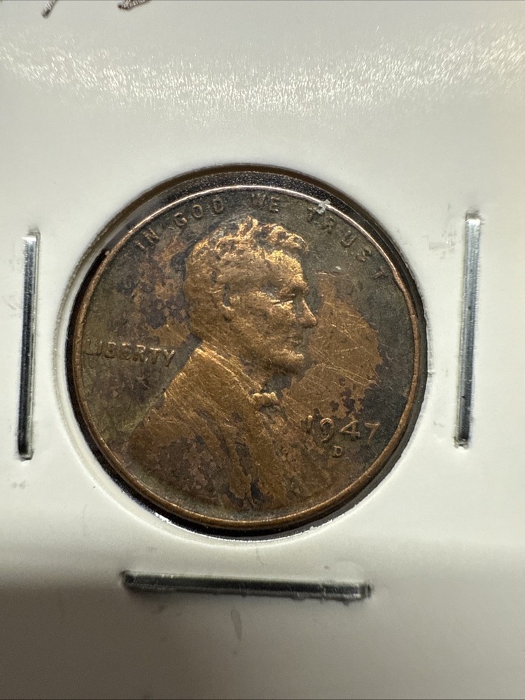 1947 D Lincoln Wheat Cent/Penny Coin Circulated
