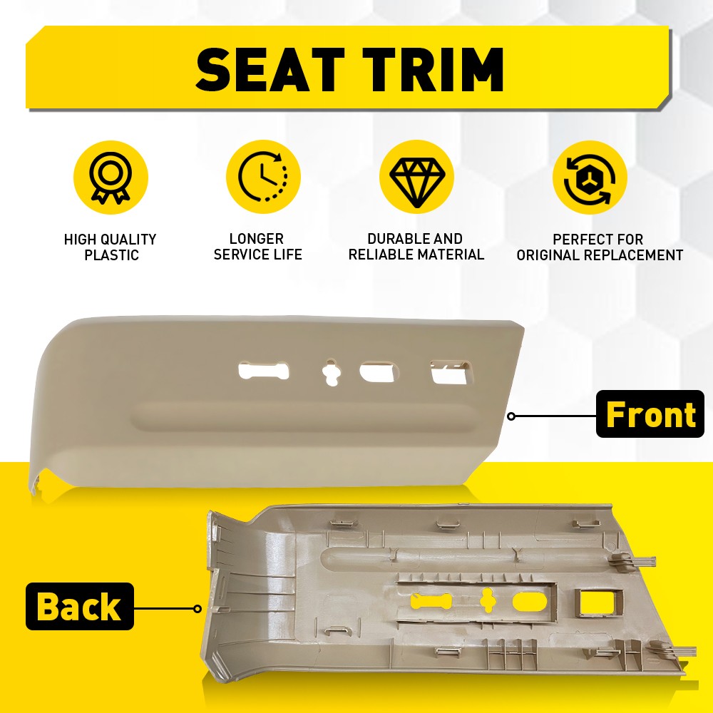 Left Beige Seat Switch Hosuing Set Panel Fit For Ford Expedition 2015-2017 New