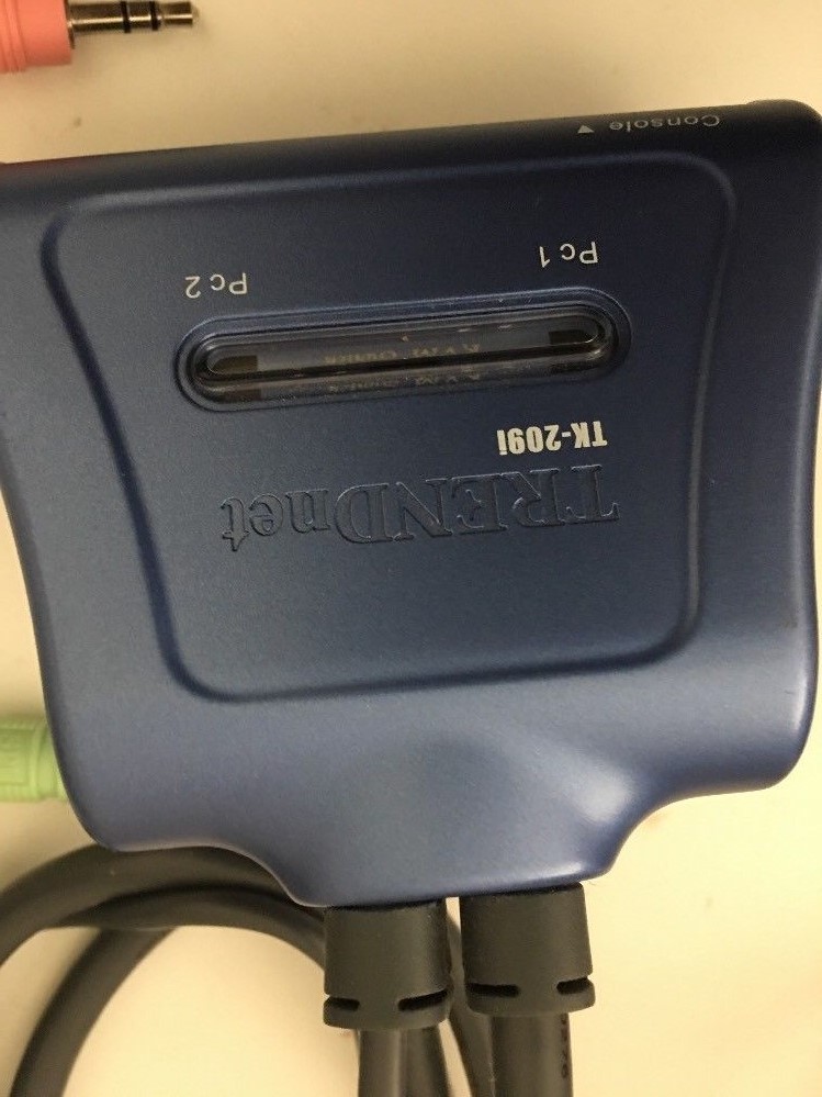Trendnet Integrated 2-Port KVM Switch with Cables Model TK-209i