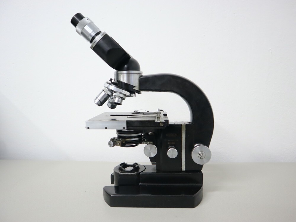 VINTAGE CZECH MEOPTA BINOCULAR MICROSCOPE