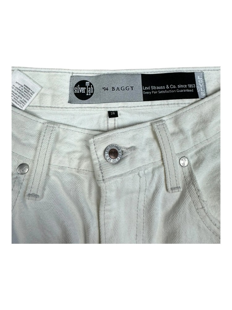 Levis Silvertab 94 Baggy White Size 28