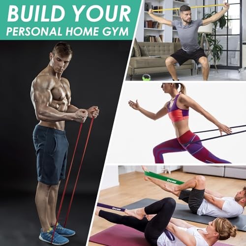 Pull Up Bands, Resistance Bands, Pull Up Assistance Bands Set for Multicolor