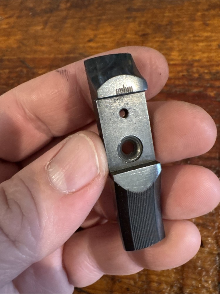 Winchester Rear Sight Base Model 70 Post 64 Control Round Push Feed Model.