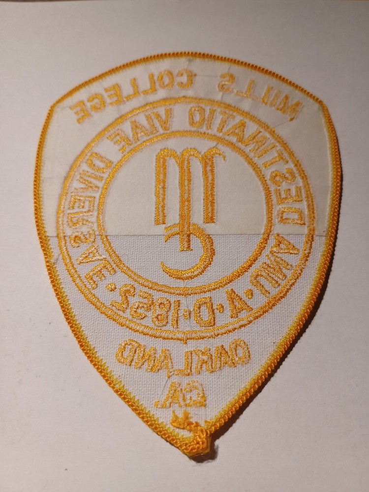 Police Security University Shoulder Patch