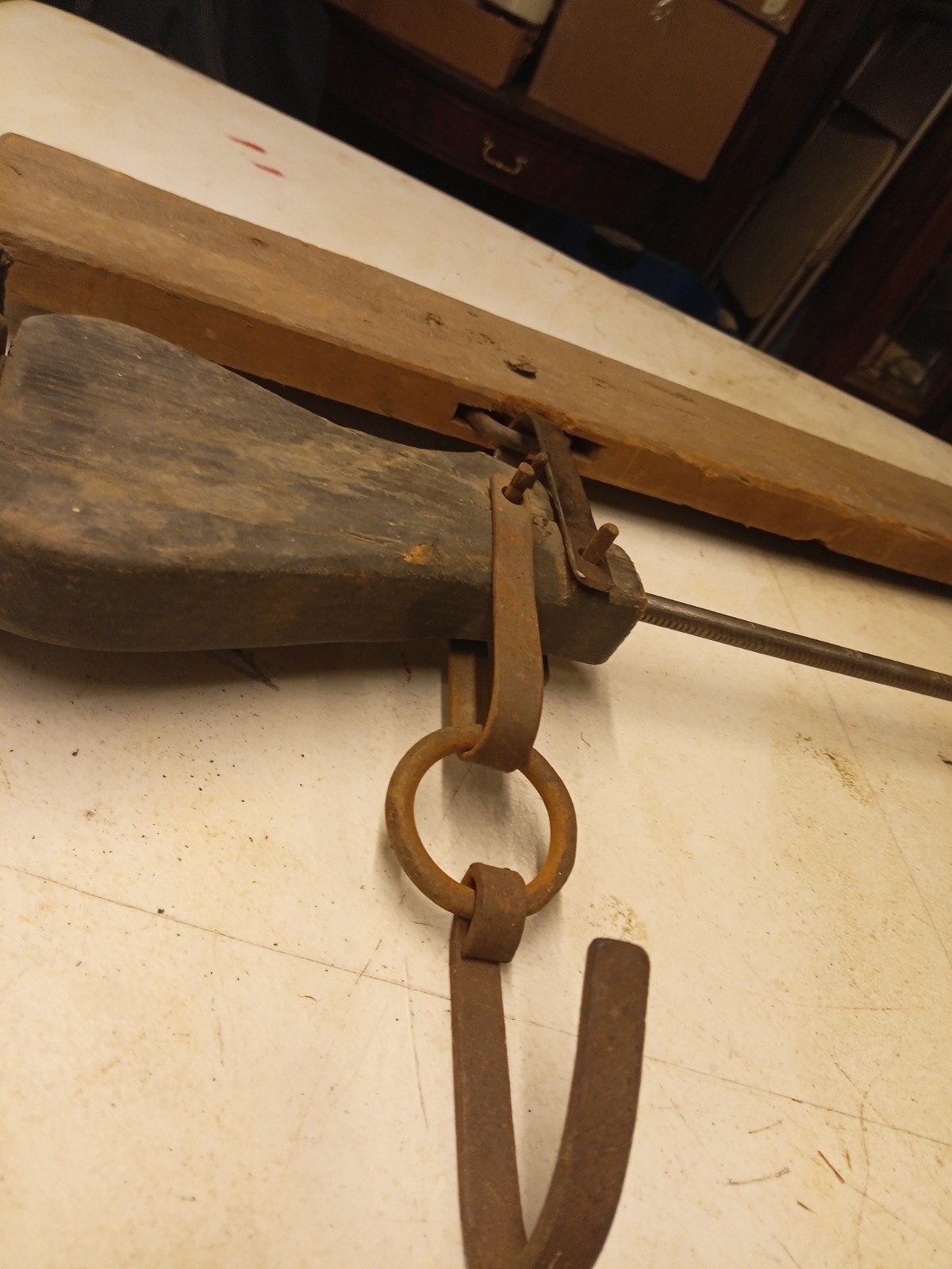 Antique Steelyard Scales With Roman Numerals Steel Primative