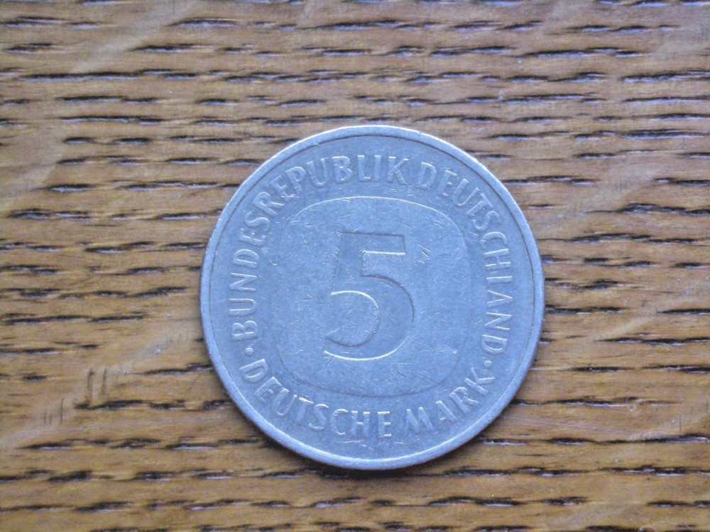 Three German coins 1950 1981 1994