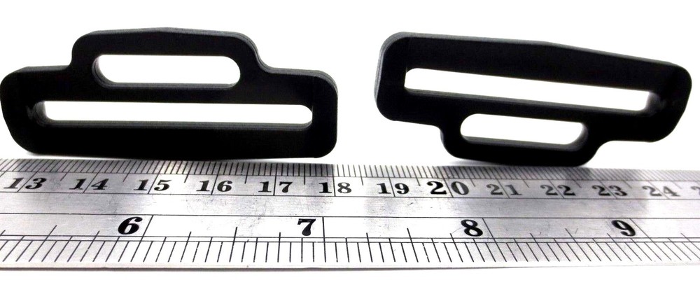 Strap Webbing Fastener For 2" & 1" Wide Straps, Durable Polyacetal