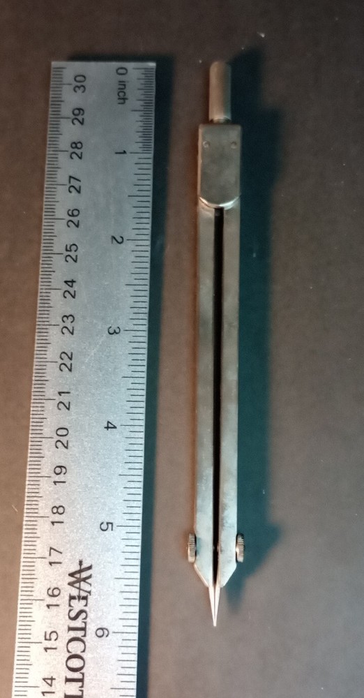 Vintage Burning Germany Mathematical Drafting Tool