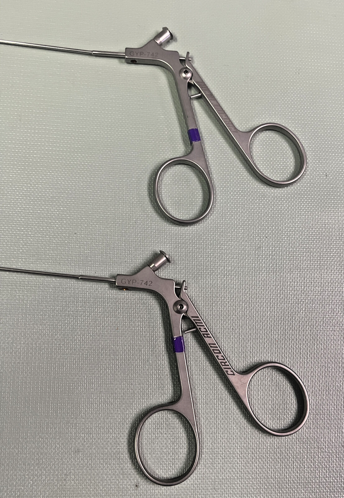Circon ACMI GYP-742 Laparoscopic Semi-Rigid Forceps 20"
