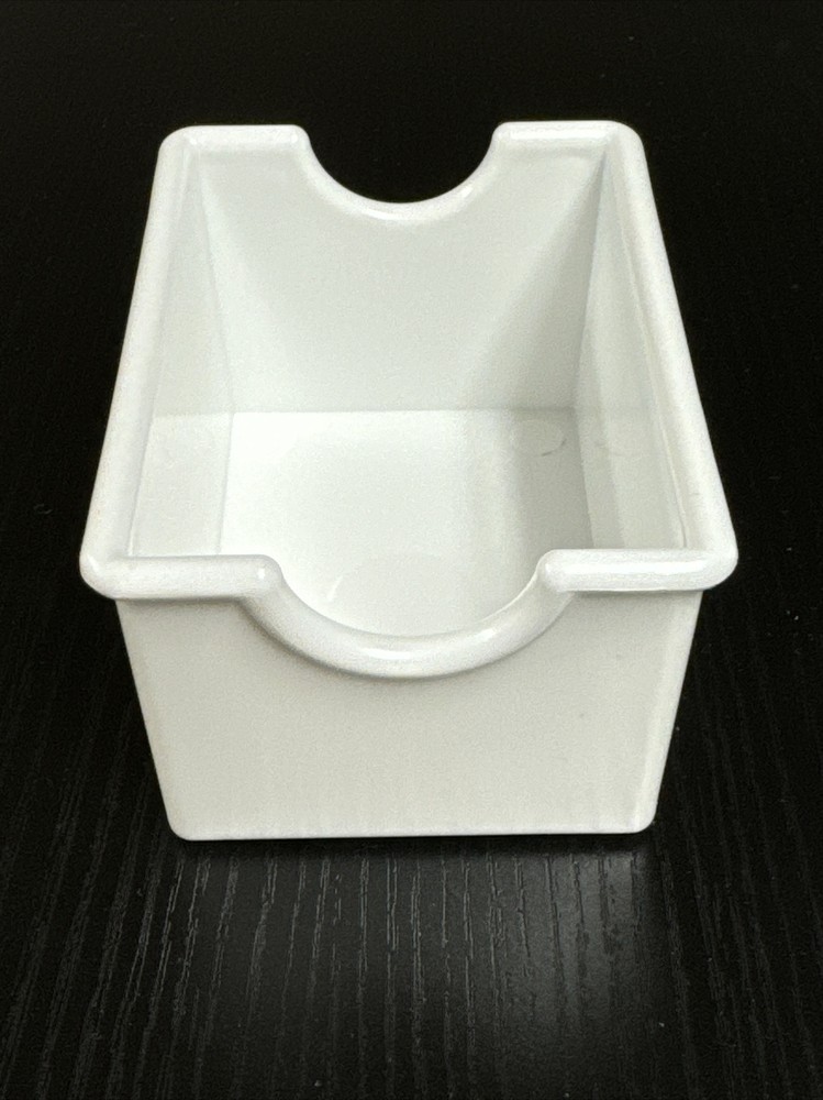 Tablecraft - 56B - White Sugar Packet Holder