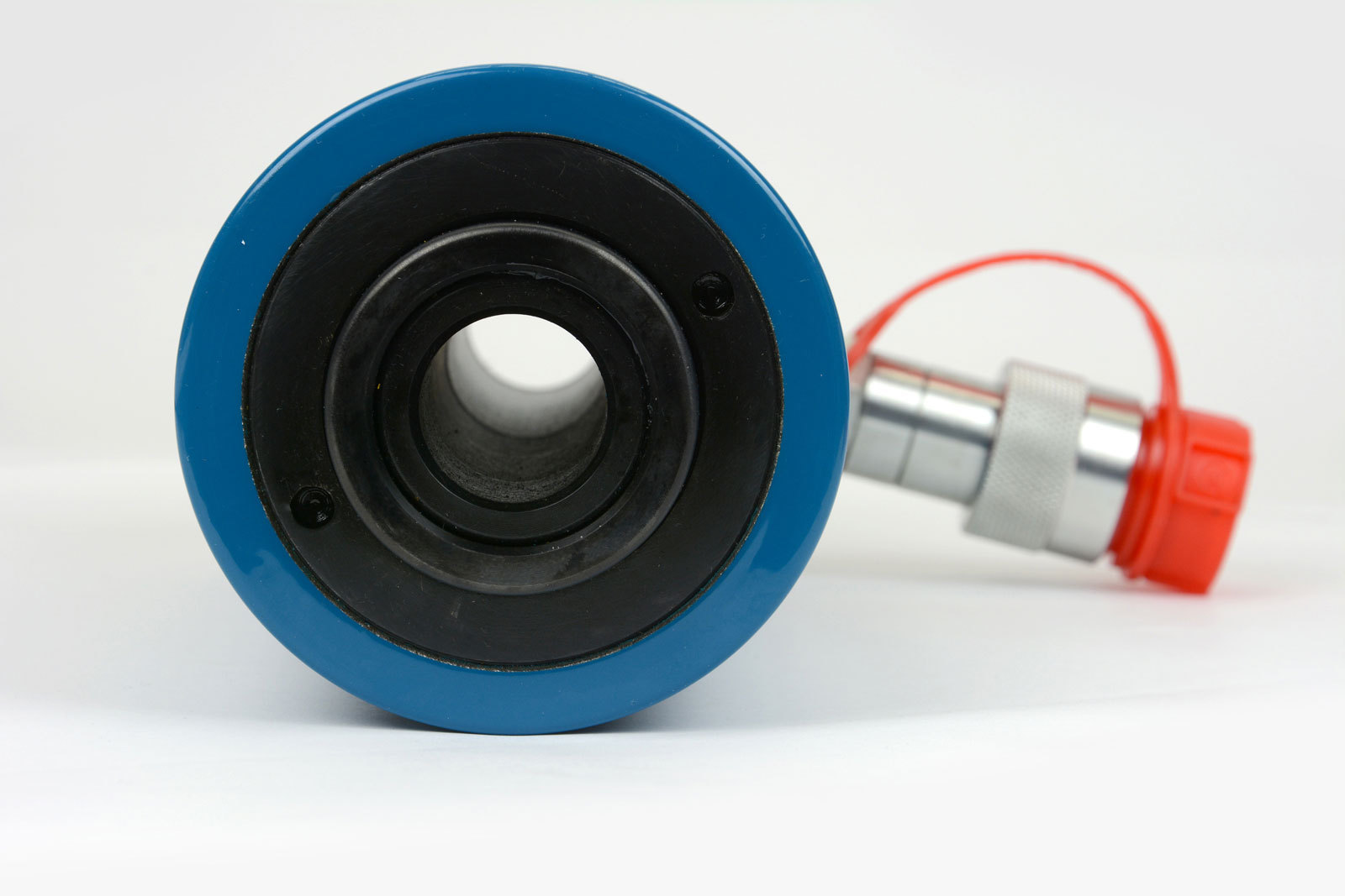 TEMCo Hollow Hydraulic Cylinder Ram 20 TON 4 In Stroke 5 YEAR Warranty