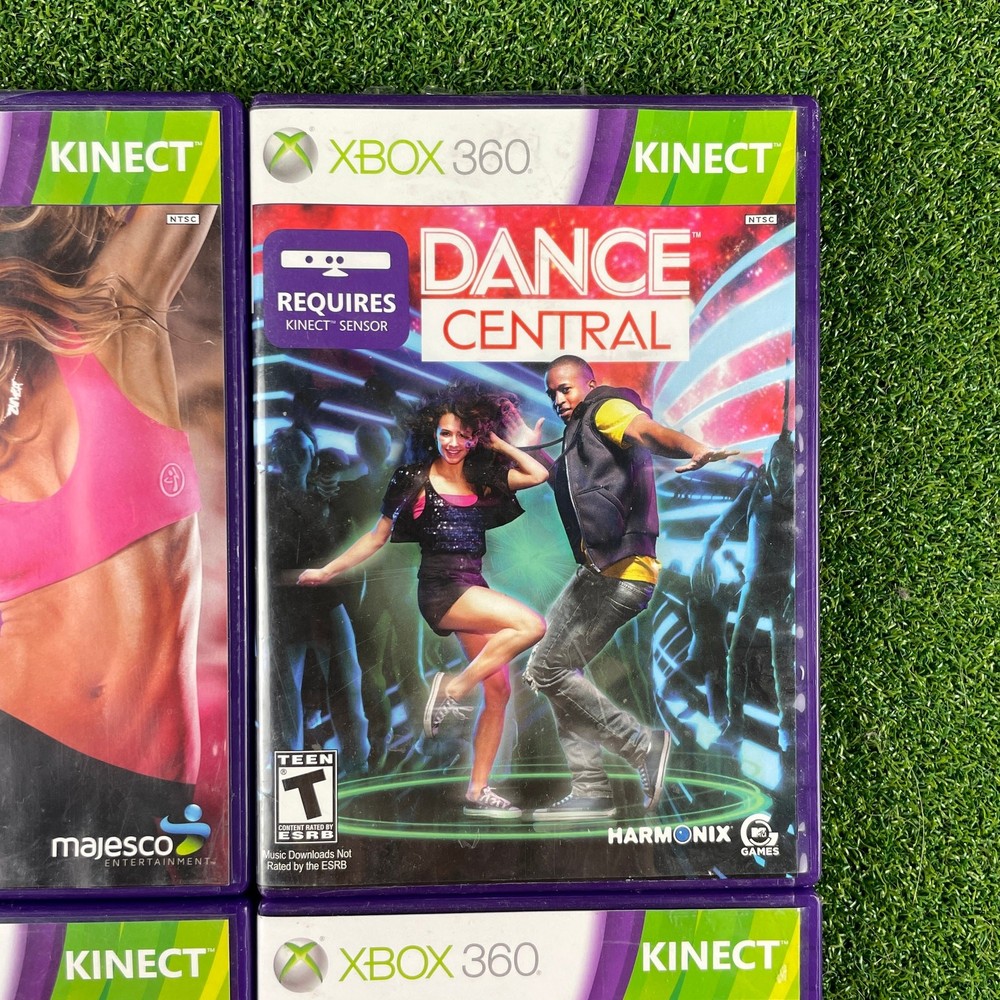 Microsoft Xbox 360 Kinect Sensor Bundle 4 Games Tested Working