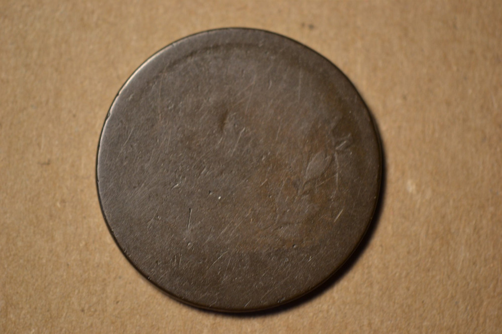 1797 Draped Bust Large Cent- Good with weak reverse.
