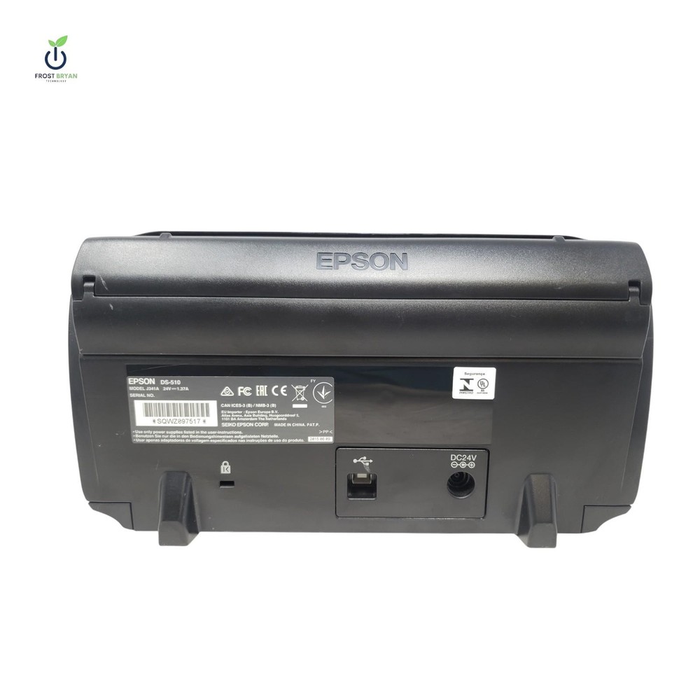 Epson DS-510 Document Scanner Duplex 26ppm 13022 Page Count