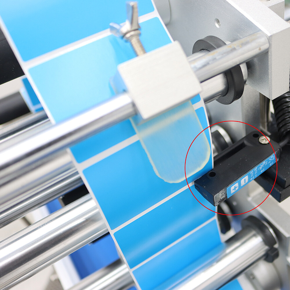 Automatic Desktop Conveyor Table Plane Labeling Machine Label Applicator 110V