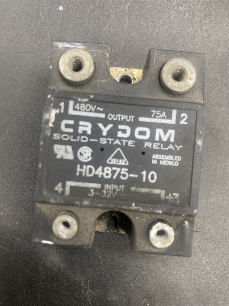 Crydom HD4875-10 Solid State Relay. Free Shipping!!! Pre Owned!!!