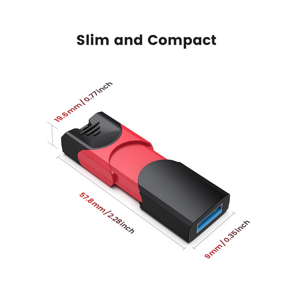 High Speed USB 3.0 32GB 10Pack Retractable Flash Drive Memory Storage USB Memory