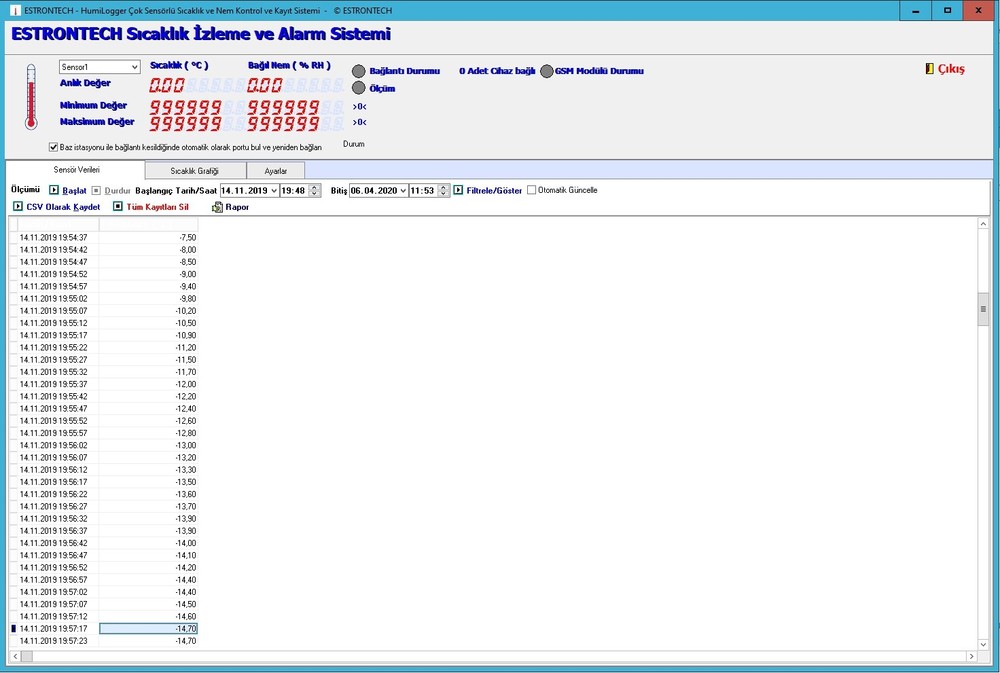 ESTRONTECH PC USB Based Thermologger Temperature Recording,Tracking Device