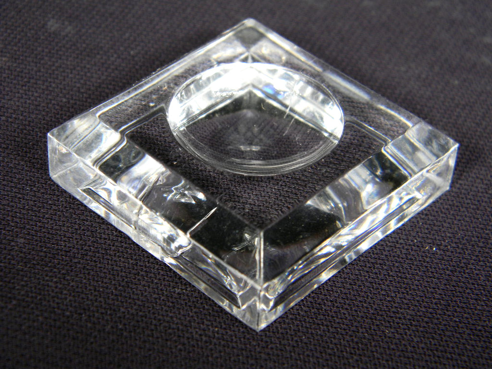 Egg Ball Sphere Display Stand Clear Lucite Medium Size